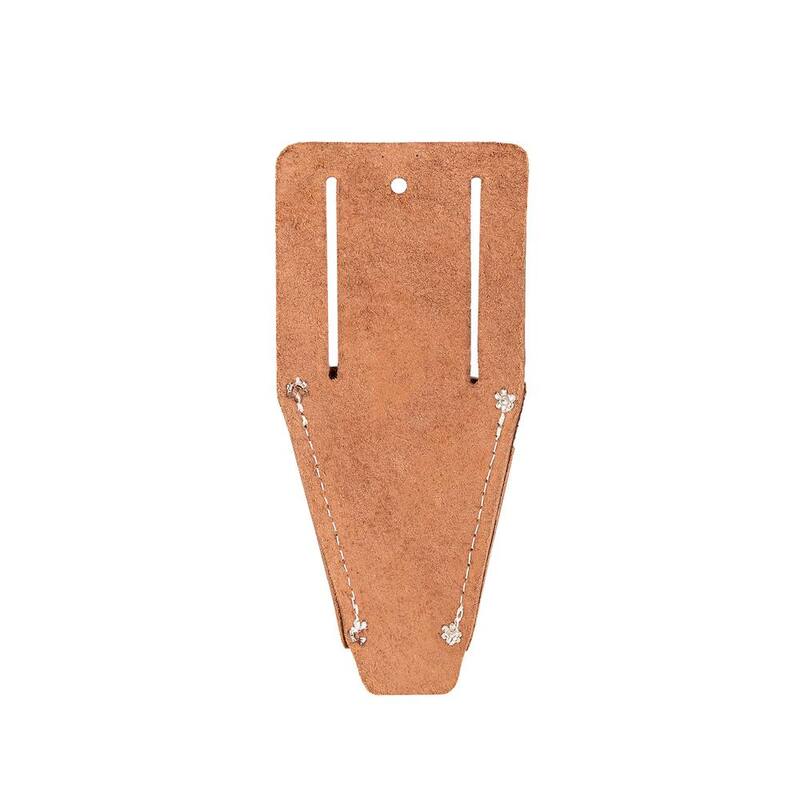 BUCKET BOSS Classic Series Saddle Leather Open End Pliers and Tool Holder for Work Tool Belts - 55130