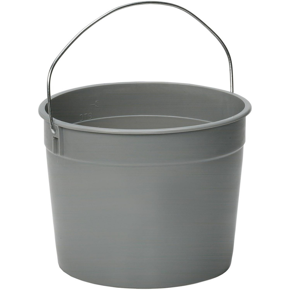 Funnel King 12 Qt, 10" High, Galvanized Steel Round Silver Single Pail - 94490