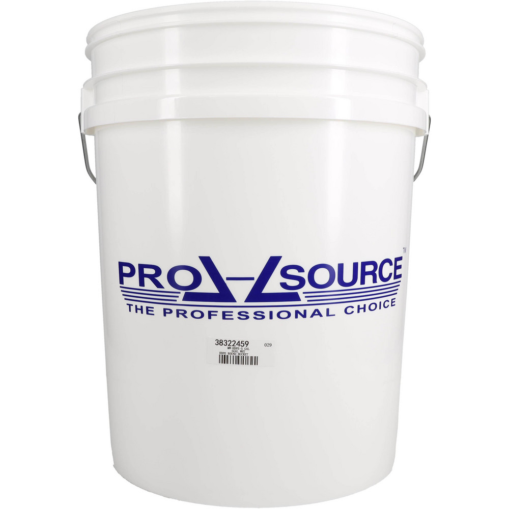 Dynalon Labware 1 6-Piece 2 Gal 9.291" High, High-Density Polyethylene Round White Single Pail - 413035