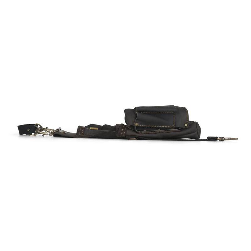 OX TOOLS Pro Oil Tanned 14-Pocket Top Grain Pouch with Air Gun Holder - OX-P263514