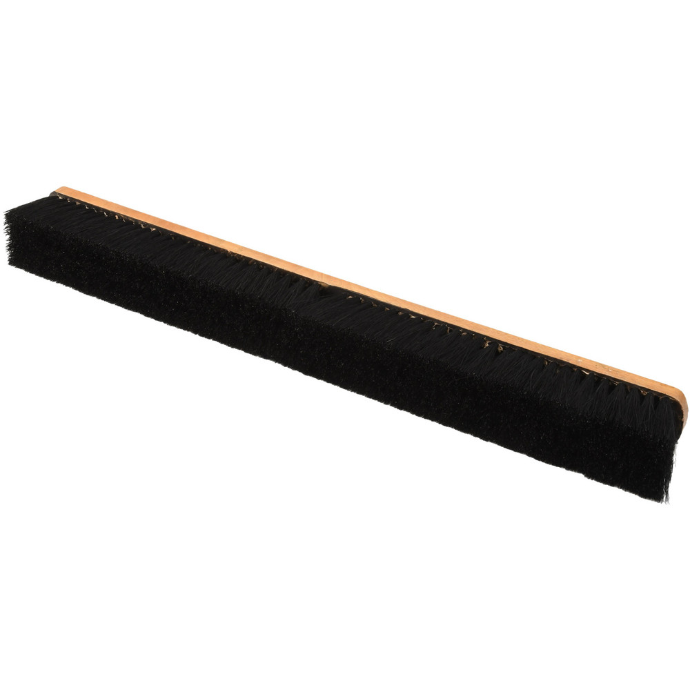 PRO-SOURCE Push Broom: 30" Wide, Tampico Bristle - GP30-TAM