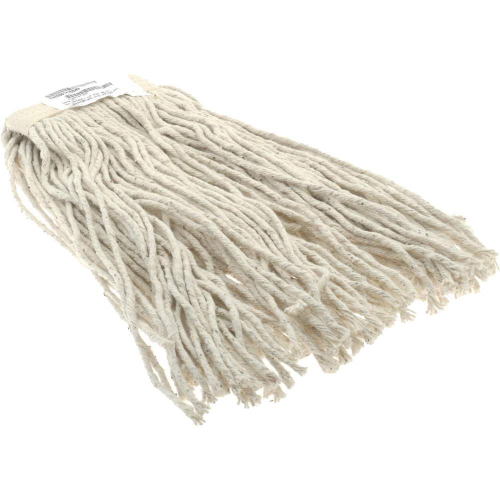 AbilityOne Wet Mop Cut: Clamp Jaw, Medium, Natural Mop, Cotton - 7920001415544