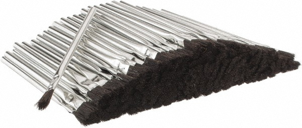 Carlisle Flo-Pac® Utility Toothbrush Style Maintenance Brush, with Nylon Bristles, 7" Long, Black - 4067400