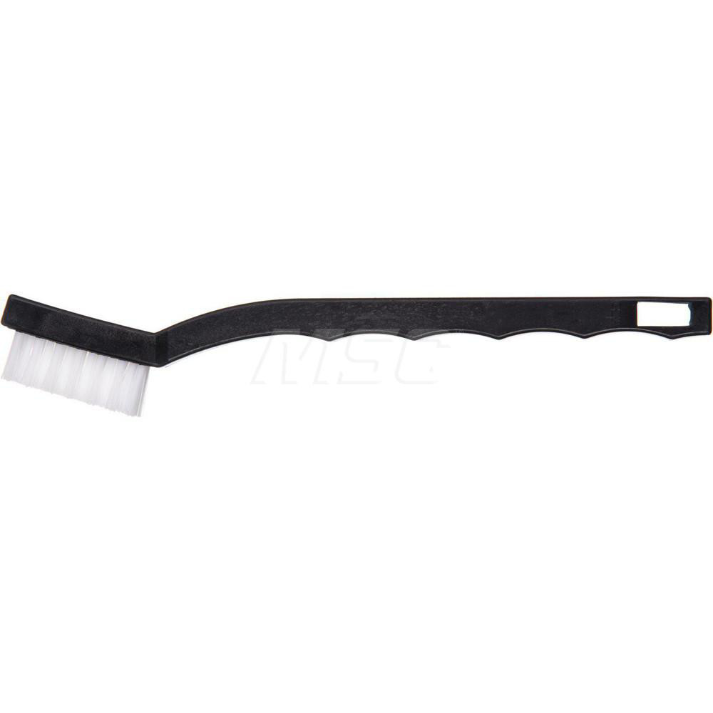 Carlisle Flo-Pac® Utility Toothbrush Style Maintenance Brush, with Nylon Bristles, 7" Long, Black - 4067400