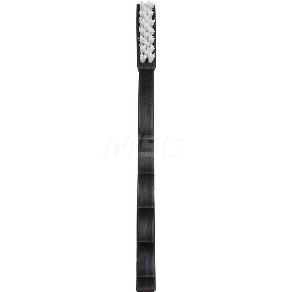 Carlisle Flo-Pac® Utility Toothbrush Style Maintenance Brush, with Nylon Bristles, 7" Long, Black - 4067400