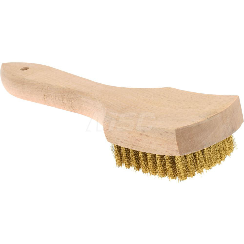 Carlisle Flo-Pac® Utility Toothbrush Style Maintenance Brush, with Nylon Bristles, 7" Long, Black - 4067400