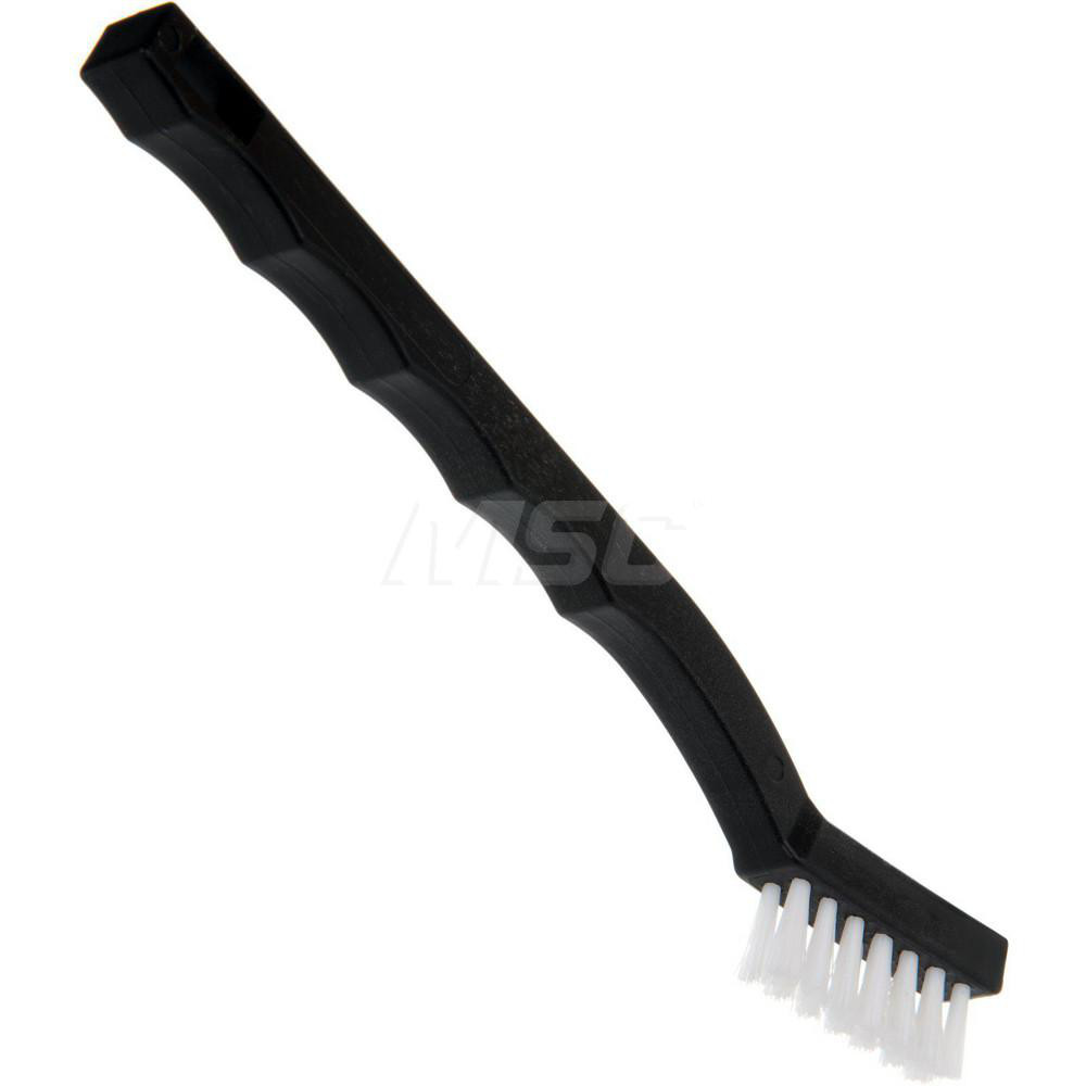 Carlisle Flo-Pac® Utility Toothbrush Style Maintenance Brush, with Nylon Bristles, 7" Long, Black - 4067400
