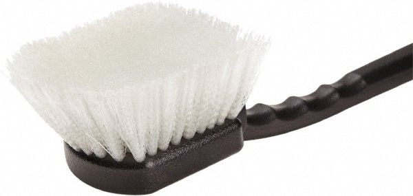 Carlisle Flo-Pac® Utility Toothbrush Style Maintenance Brush, with Nylon Bristles, 7" Long, Black - 4067400