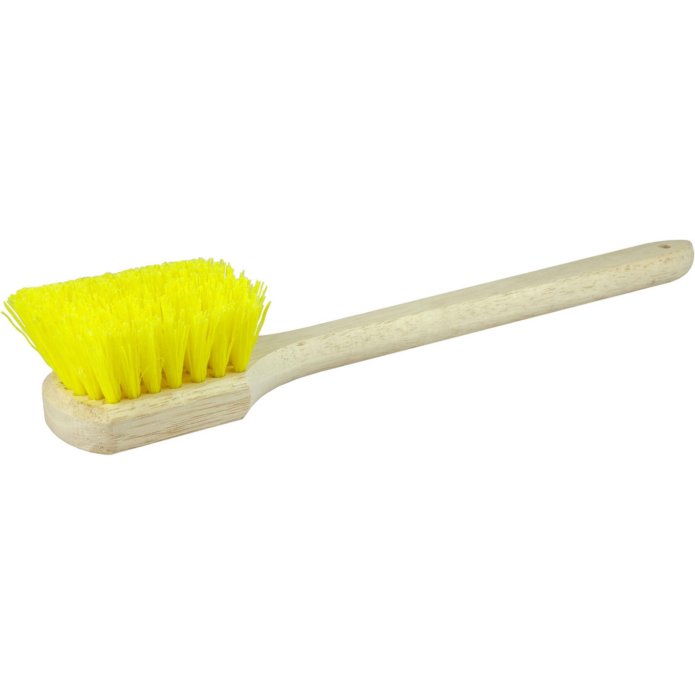 Weiler Scrub & Scouring Brushes: Brush Type: Scrub Brush; Bristle Material: Polypropylene; Block Material: Wood; Brush Length: 20 in - 44016
