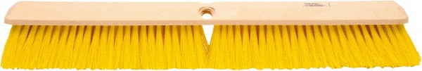 Vikan Split Bristle Broom, Angle Head, 11.4", Yellow - 29166