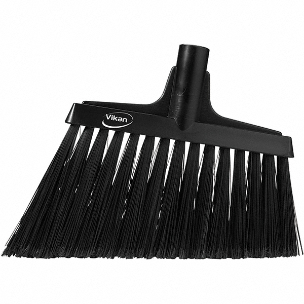 Vikan Split Bristle Broom, Angle Head, 11.4", Yellow - 29166