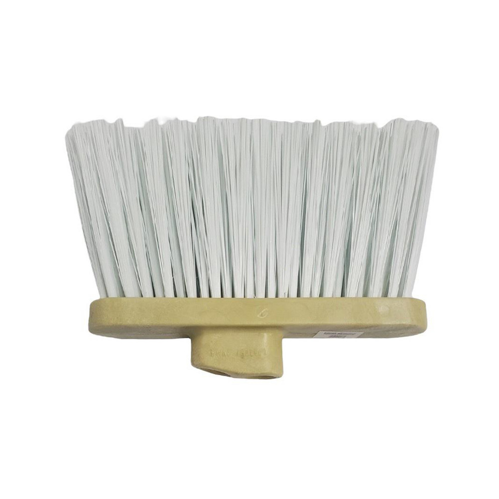 Vikan Split Bristle Broom, Angle Head, 11.4", Yellow - 29166