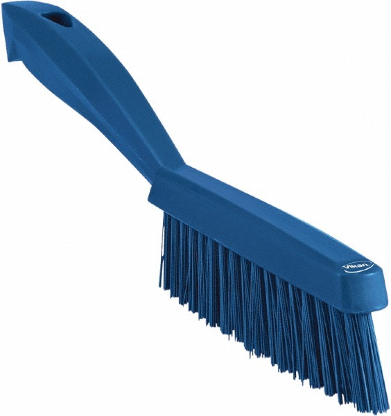 Vikan Narrow Hand Brush with short handle, 11.8", Extra stiff, Red - 41954