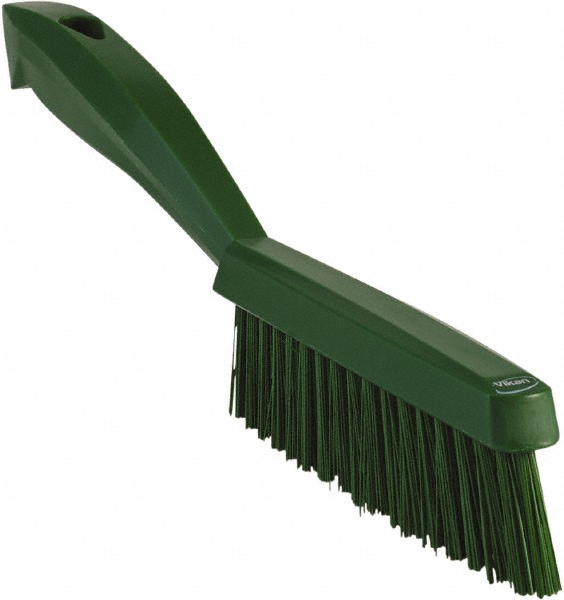 Vikan Narrow Hand Brush with short handle, 11.8", Extra stiff, Red - 41954