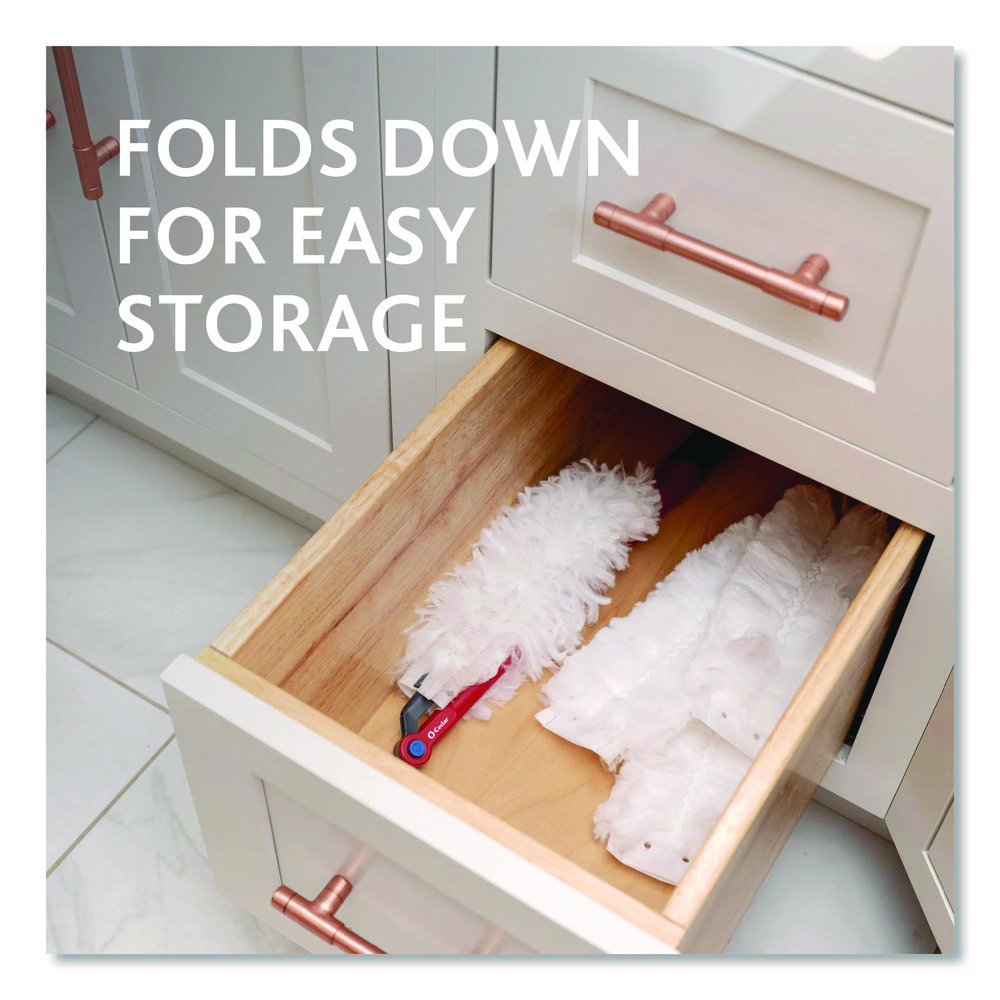 O-Cedar Dust Mop Heads & Pads: Dust Mop Type: Dust Mop Head; Connection Type: Slip-On; Head Material: Synthetic; Head Style: Swivel - FHD172172CT