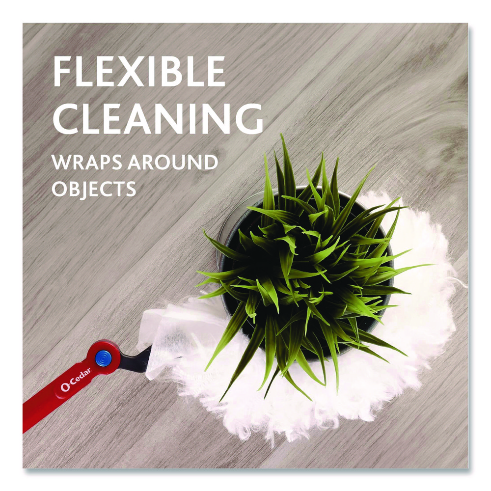O-Cedar Dust Mop Heads & Pads: Dust Mop Type: Dust Mop Head; Connection Type: Slip-On; Head Material: Synthetic; Head Style: Swivel - FHD172172CT