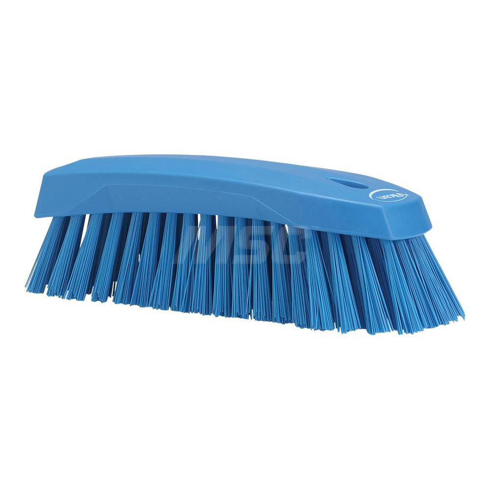 Vikan Hand Brush L, 7.9", Stiff, Blue - 38903
