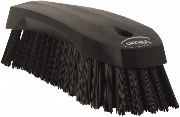 Vikan Hand Brush L, 7.9", Stiff, Blue - 38903