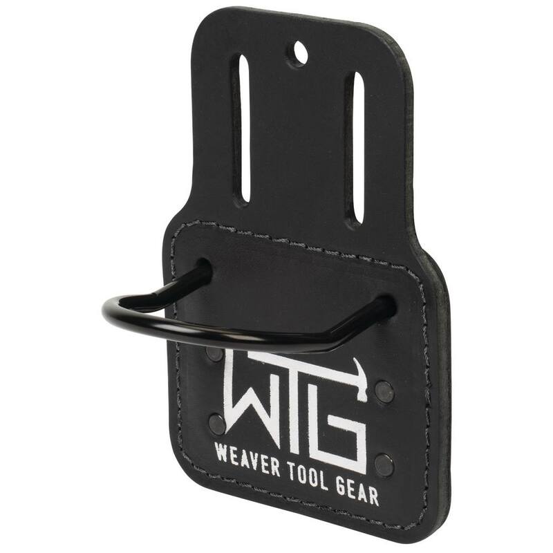Weaver Tool Gear 2 in. Tool Belt Hammer Holder Leather Black - 85620-32-00