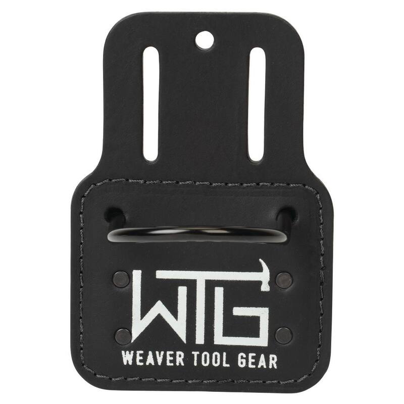 Weaver Tool Gear 2 in. Tool Belt Hammer Holder Leather Black - 85620-32-00