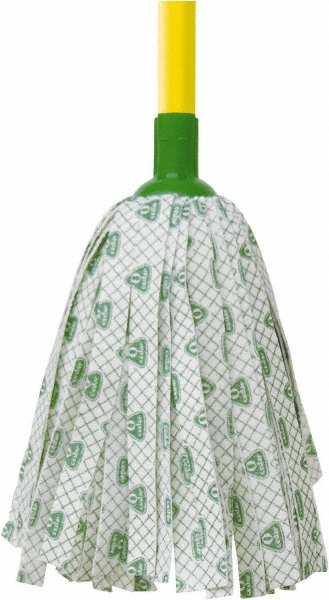 O-Cedar Pack of 12 White & Green Deck Mop Refills - 000226