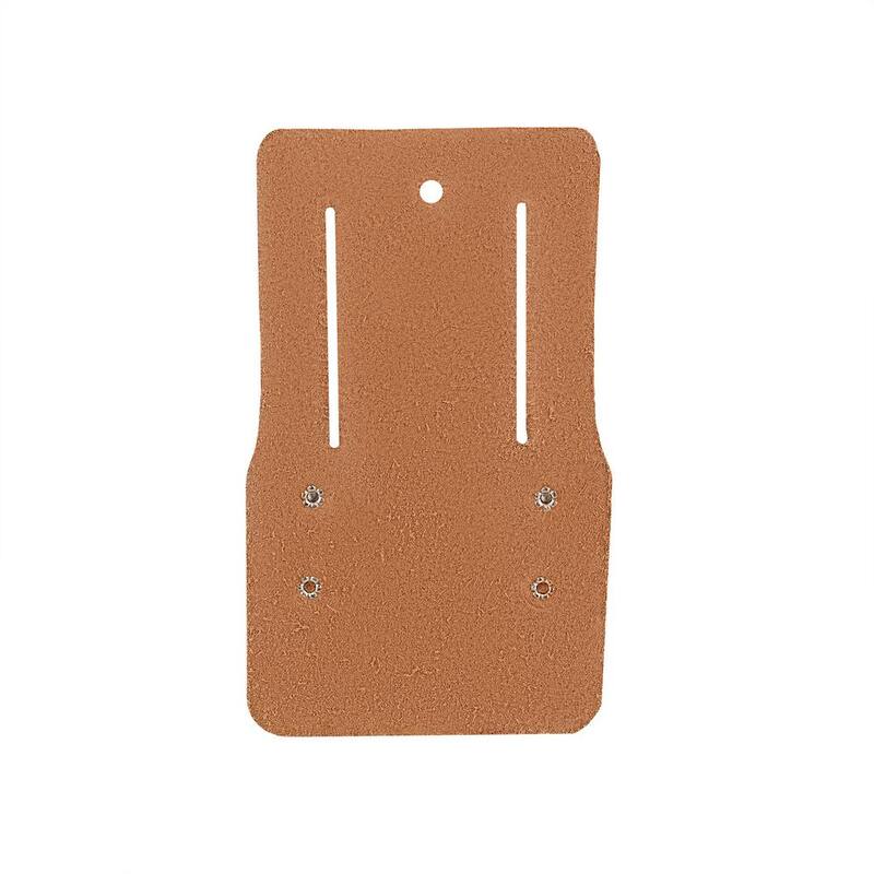BUCKET BOSS Classic Series Saddle Leather Hammer Holder for Work Tool Belts - 55128