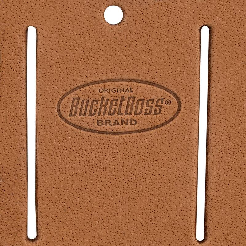 BUCKET BOSS Classic Series Saddle Leather Hammer Holder for Work Tool Belts - 55128