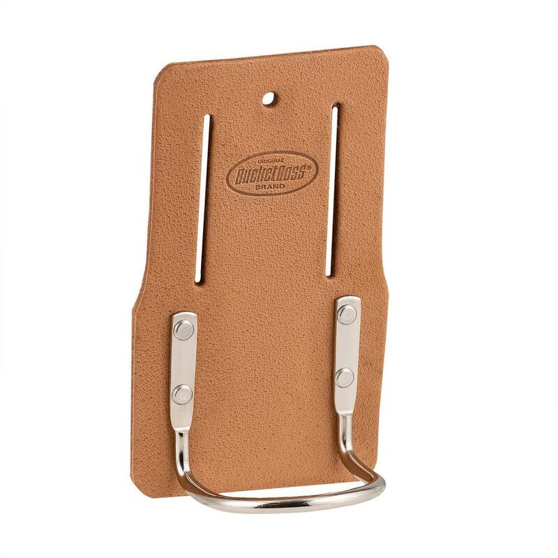BUCKET BOSS Classic Series Saddle Leather Hammer Holder for Work Tool Belts - 55128