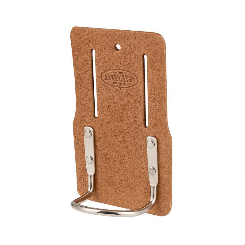 BUCKET BOSS Classic Series Saddle Leather Hammer Holder for Work Tool Belts - 55128