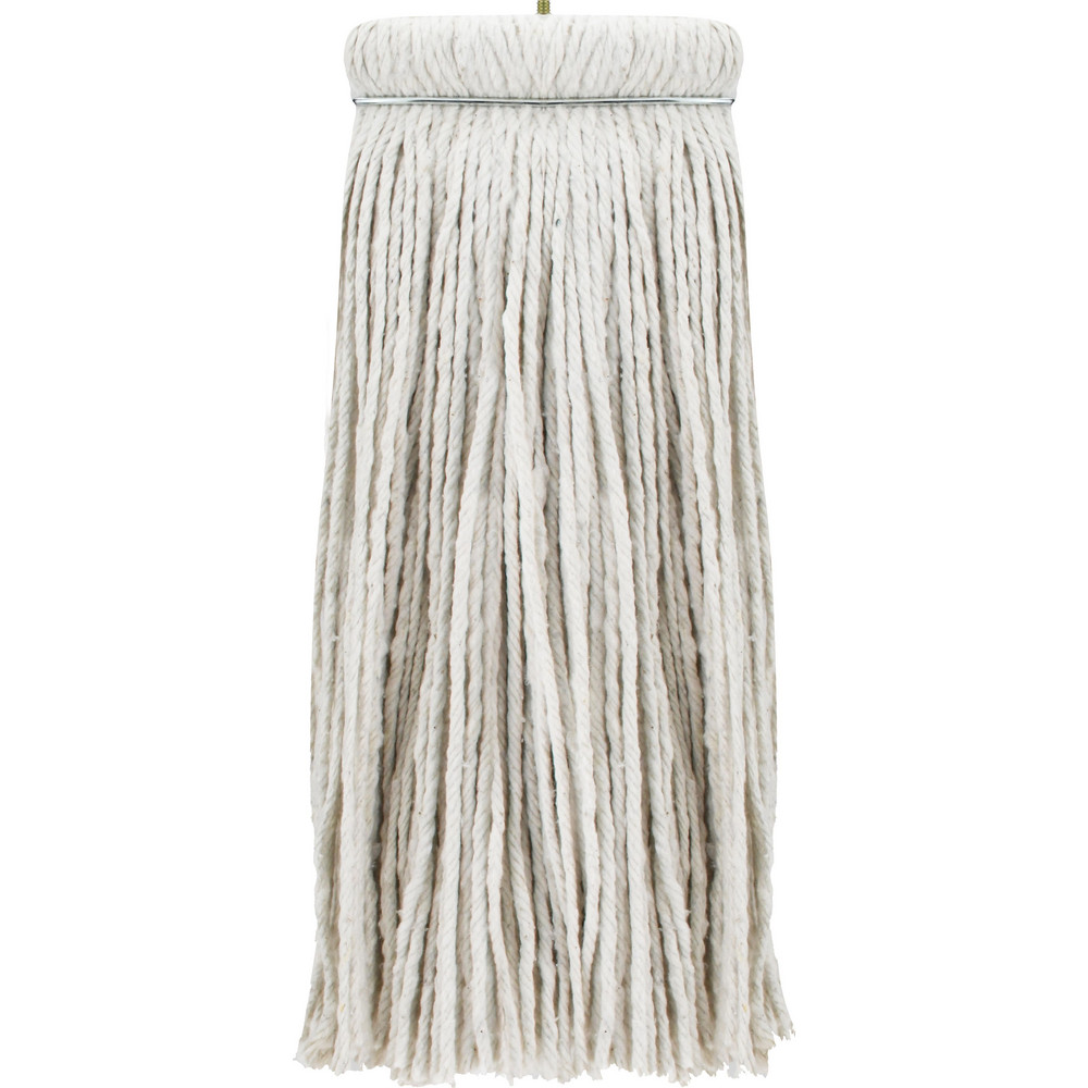 PRO-SOURCE Wet Mop Cut: Screw On, Large, White Mop, Cotton - 08625535