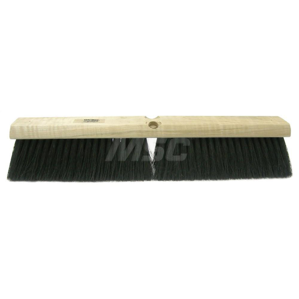 Weiler Push Broom: 10" Wide, Driveway Coater, Tampico Bristles - 73180