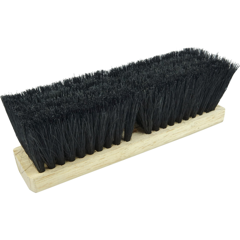 Weiler Push Broom: 10" Wide, Driveway Coater, Tampico Bristles - 73180
