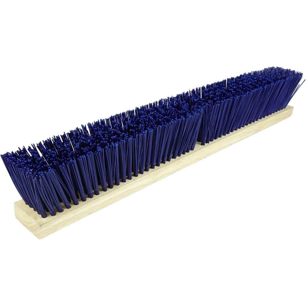 Weiler Push Broom: 24" Wide, Garage Broom, Polypropylene Bristles - 44590
