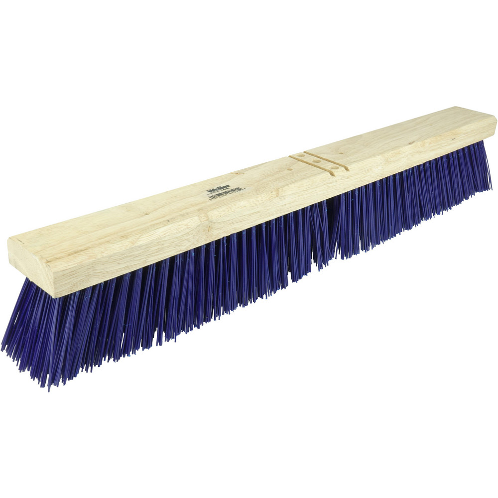 Weiler Push Broom: 24" Wide, Garage Broom, Polypropylene Bristles - 44590