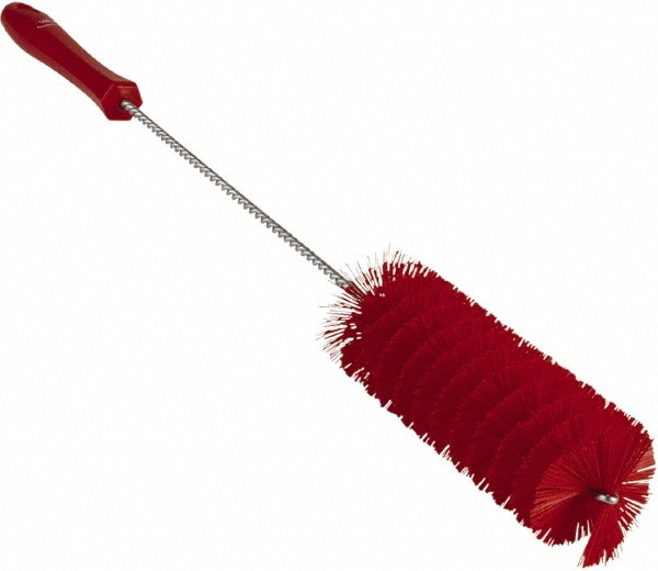 Vikan Tube Brush, 0.4", 19.7", Stiff, Yellow - 53756