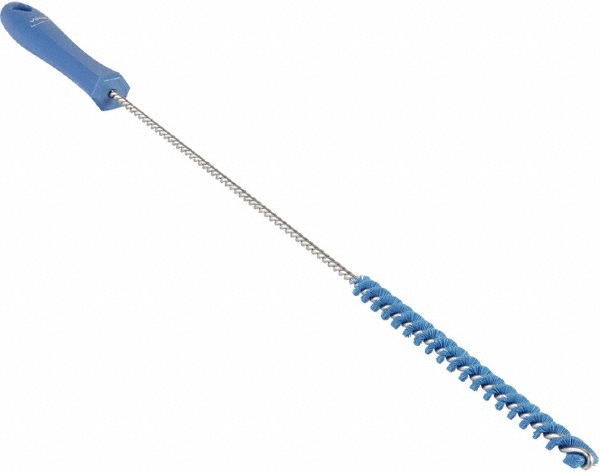 Vikan Tube Brush, 0.4", 19.7", Stiff, Yellow - 53756