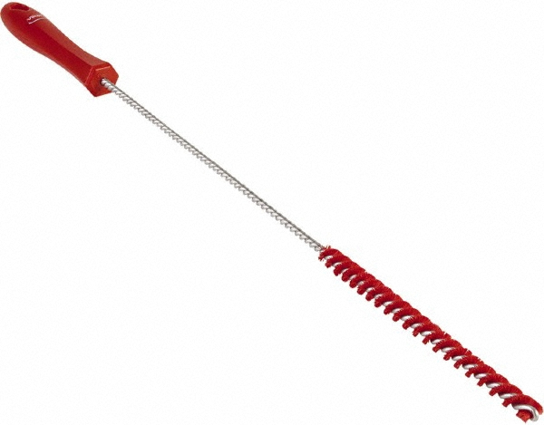 Vikan Tube Brush, 0.4", 19.7", Stiff, Yellow - 53756