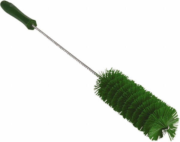 Vikan Tube Brush, 0.4", 19.7", Stiff, Yellow - 53756