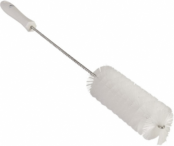 Vikan Tube Brush, 0.4", 19.7", Stiff, Yellow - 53756