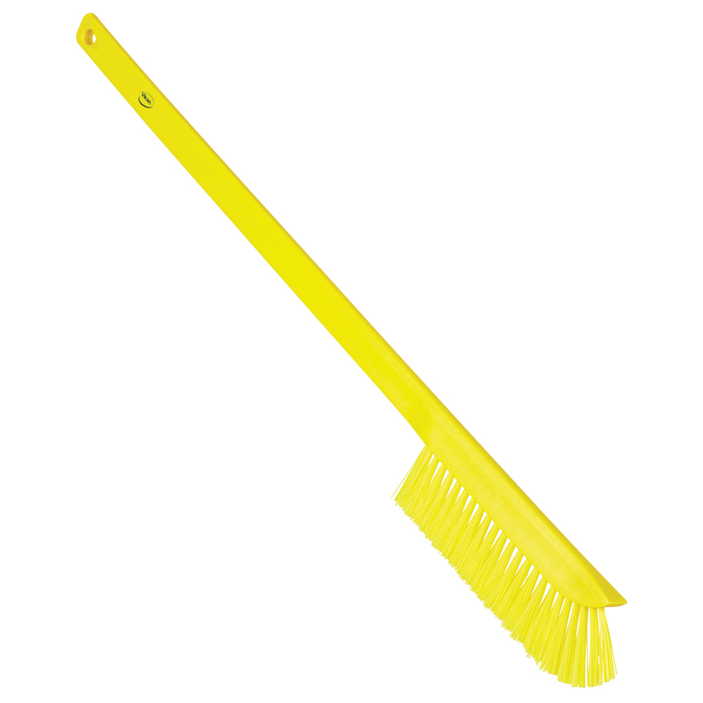 Vikan Tube Brush, 0.4", 19.7", Stiff, Yellow - 53756