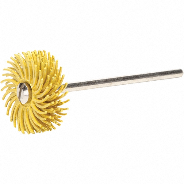 Vikan Tube Brush, 0.4", 19.7", Stiff, Yellow - 53756