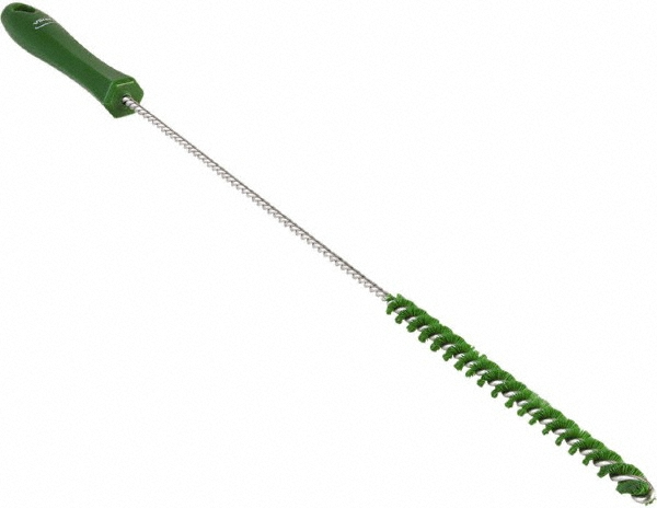 Vikan Tube Brush, 0.4", 19.7", Stiff, Yellow - 53756