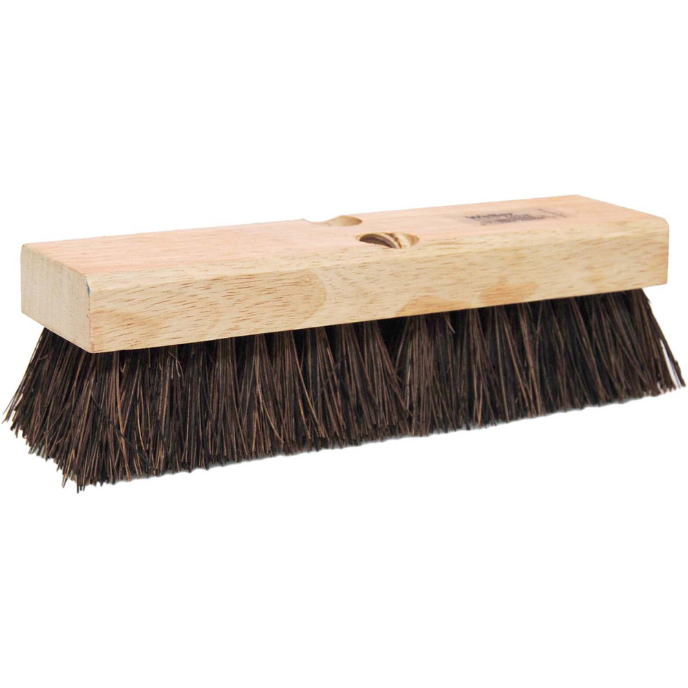 Weiler Scrub & Scouring Brushes: Brush Type: Deck Scrub Brush; Bristle Material: Palmyra; Block Material: Wood; Brush Length: 12 in - 44027