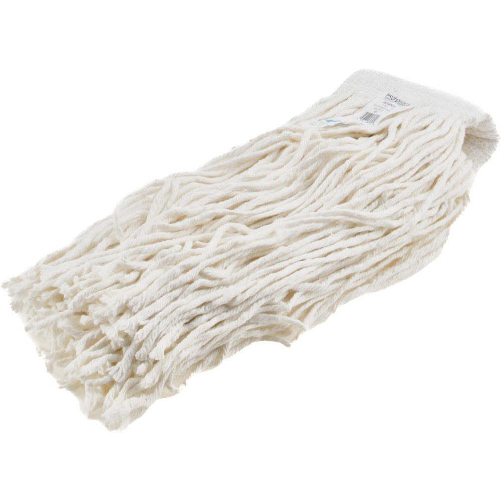 PRO-SOURCE Wet Mop Cut: Clamp Jaw, Small, White Mop, Cotton - 09246497