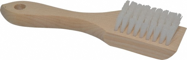 Made in USA Food Service Brush: 9-1/2" Brush Length, 2-3/8" Brush Width, Synthetic Bristles - 153821