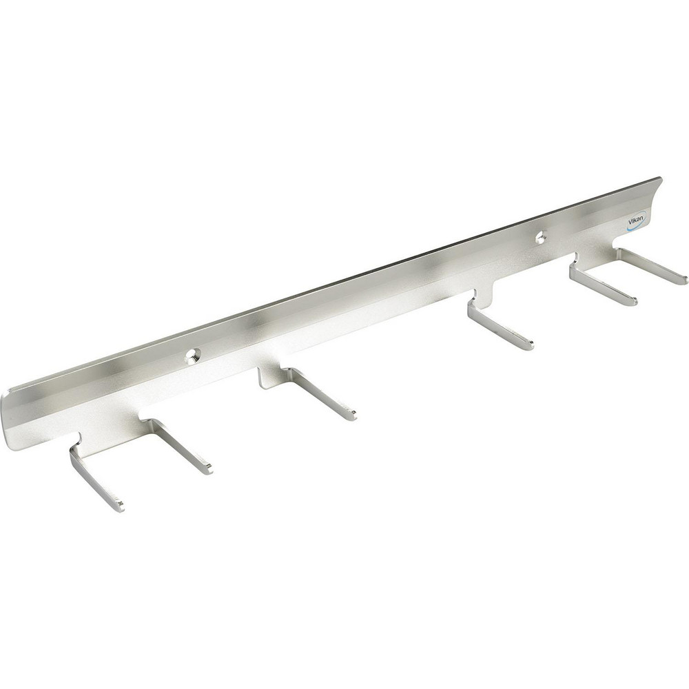 ASI-American Specialties, Inc. Mop & Broom Wall Hooks: Utility Shelf w/Holders, Stainless Steel, Satin - 1315-4