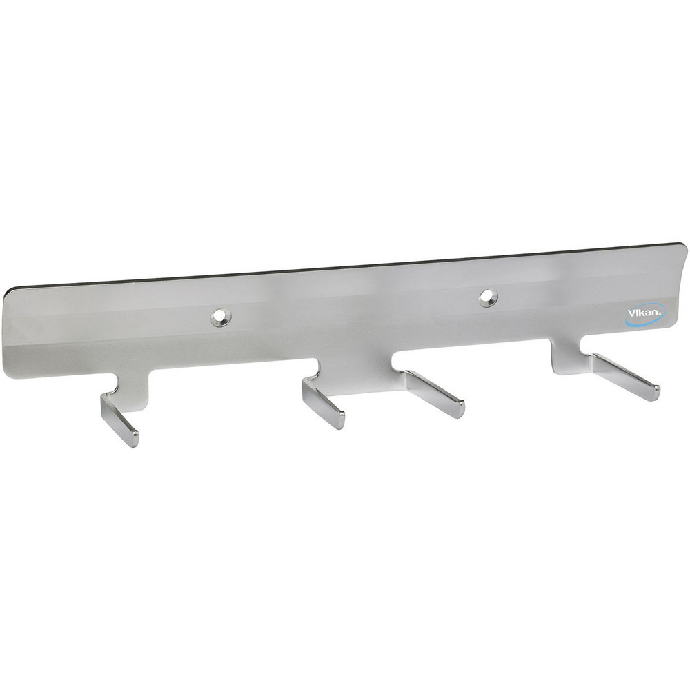 ASI-American Specialties, Inc. Mop & Broom Wall Hooks: Utility Shelf w/Holders, Stainless Steel, Satin - 1315-4