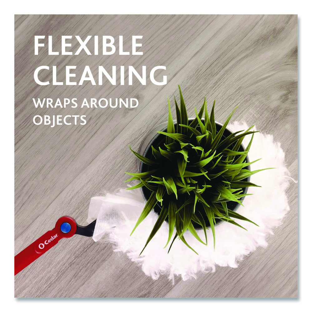 O-Cedar Dust Mop Heads & Pads: Dust Mop Type: Dust Mop Head; Connection Type: Slip-On; Head Material: Synthetic; Head Style: Swivel - FHD172170CT