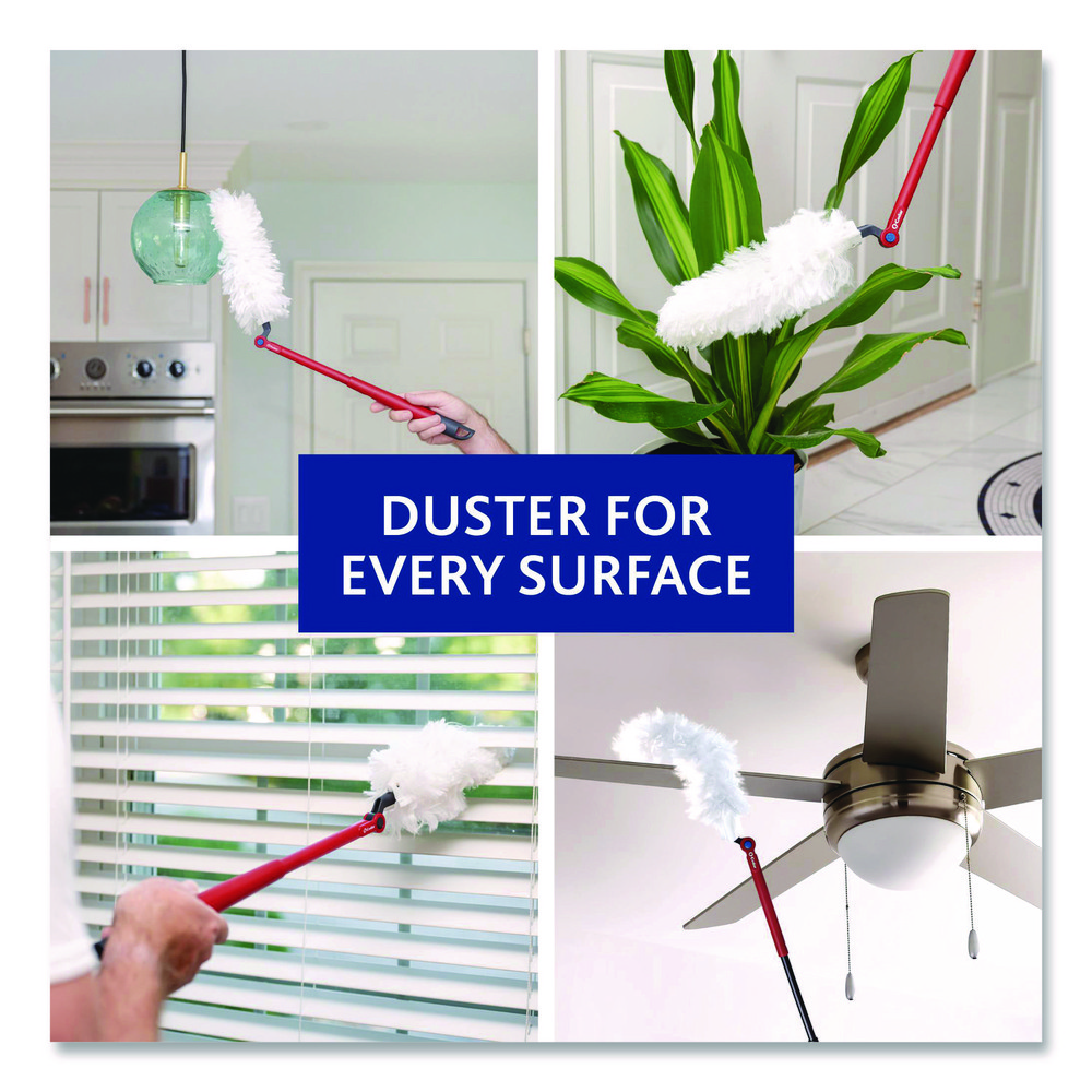 O-Cedar Dust Mop Heads & Pads: Dust Mop Type: Dust Mop Head; Connection Type: Slip-On; Head Material: Synthetic; Head Style: Swivel - FHD172170CT