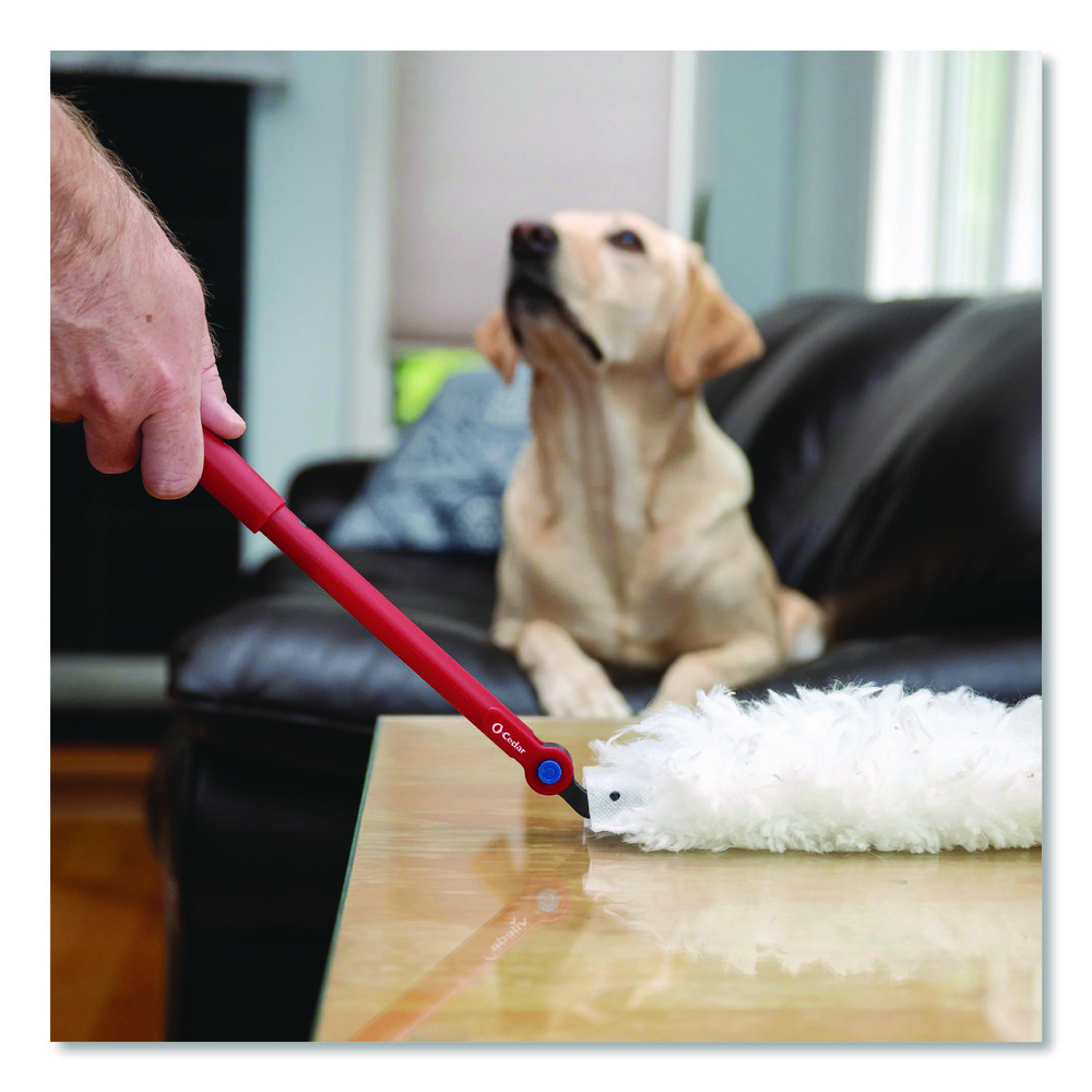 O-Cedar Dust Mop Heads & Pads: Dust Mop Type: Dust Mop Head; Connection Type: Slip-On; Head Material: Synthetic; Head Style: Swivel - FHD172170CT